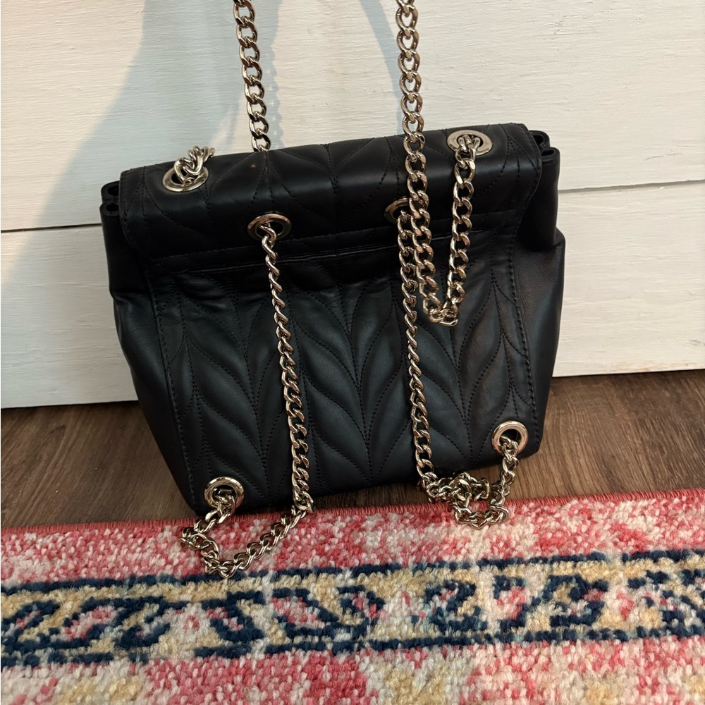 Kate Spade Black Quilted Backpack - Picture 3 of 5